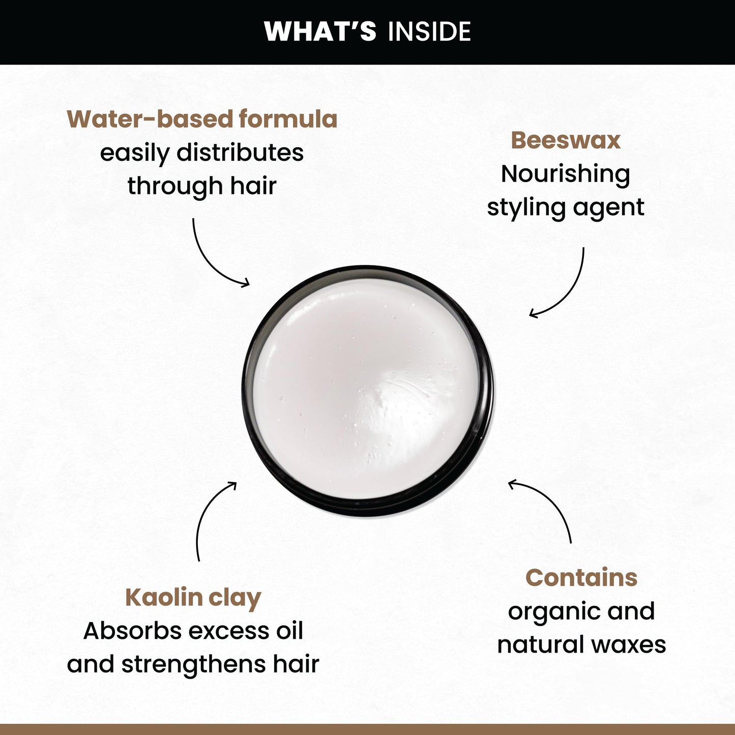Billy Jealousy Stable Condition Matte Cream for Men with Natural Hold and Matte Finish, Reworkable, Lightweight, Water Based Hair Styling Product, Vanilla & White Musk Scent, 3 Oz.