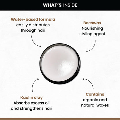 Billy Jealousy Stable Condition Matte Cream for Men with Natural Hold and Matte Finish, Reworkable, Lightweight, Water Based Hair Styling Product, Vanilla & White Musk Scent, 3 Oz.
