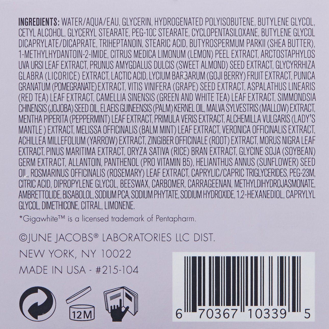 June Jacobs Brightening Moisturizer, 2.0 Fl Oz