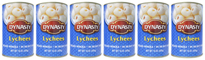 Dynasty Lychee with Syrup, 15 Ounce (Pack of 6)