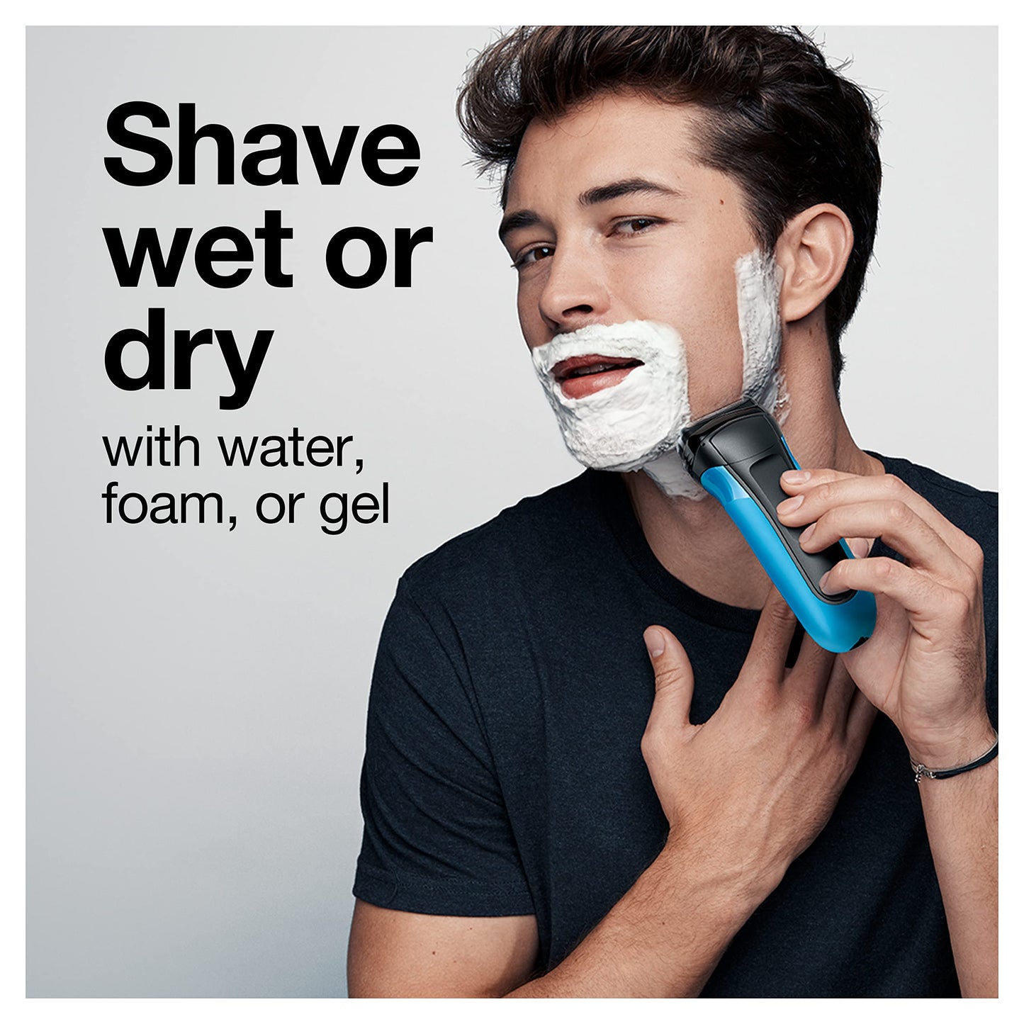 Series 3 310s Wet & Dry Electric Shaver for Men/Rechargeable Electric Razor, Blue