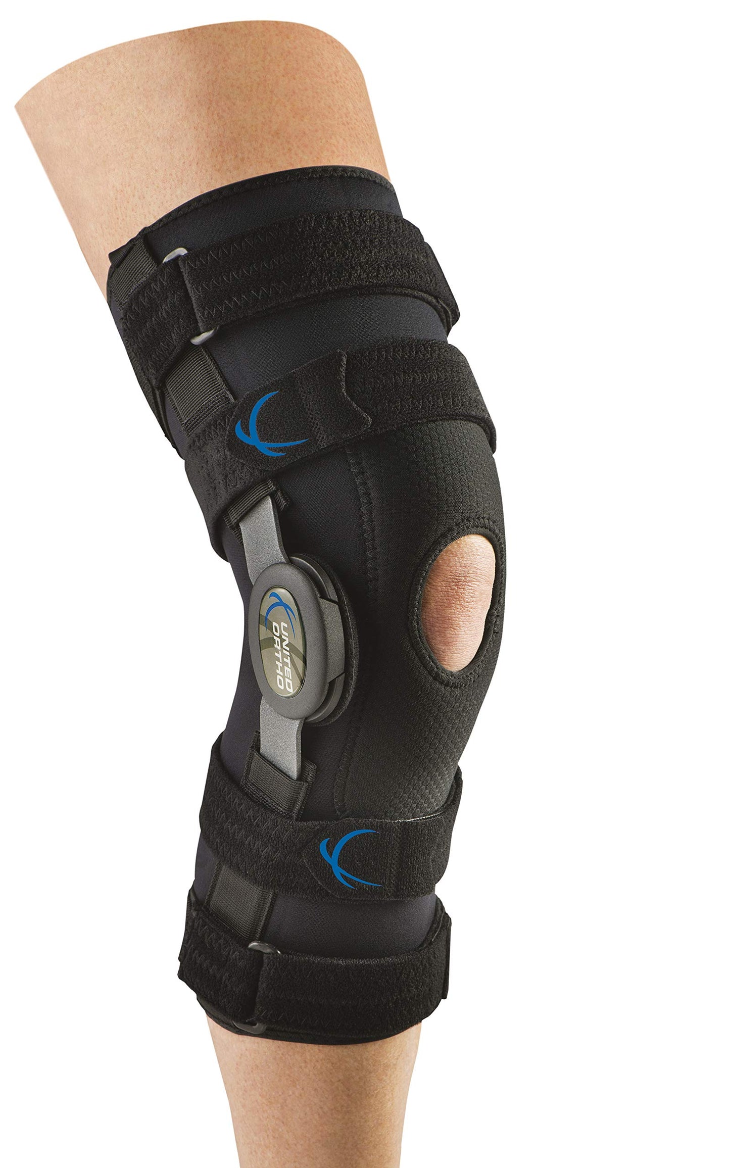 United Ortho 300220-07 Tall Neoprene Hinged Knee Support Brace, Large