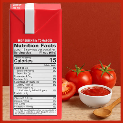 Pomì Chopped Tomatoes 26.46oz (Pack of 12) - Non-GMO, Gluten-Free, BPA-Free - 100% Fresh Italian Tomatoes for Sauces, Pasta & Pizza, Canned Tomatoes Alternative