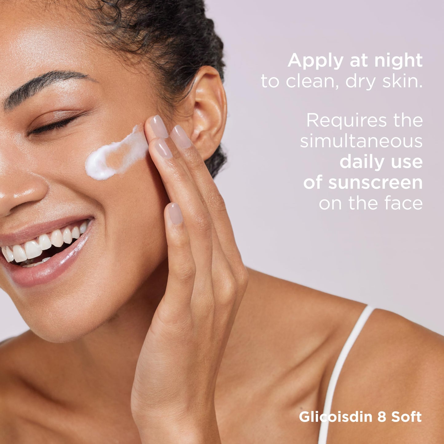 ISDIN Isdinceutics Glicoisdin 8 Soft (1.76 OZ) | Facial Exfoliant Cream with 3.2% Free Glycolic Acid | Smooths Skin Texture | Boosts Hydration