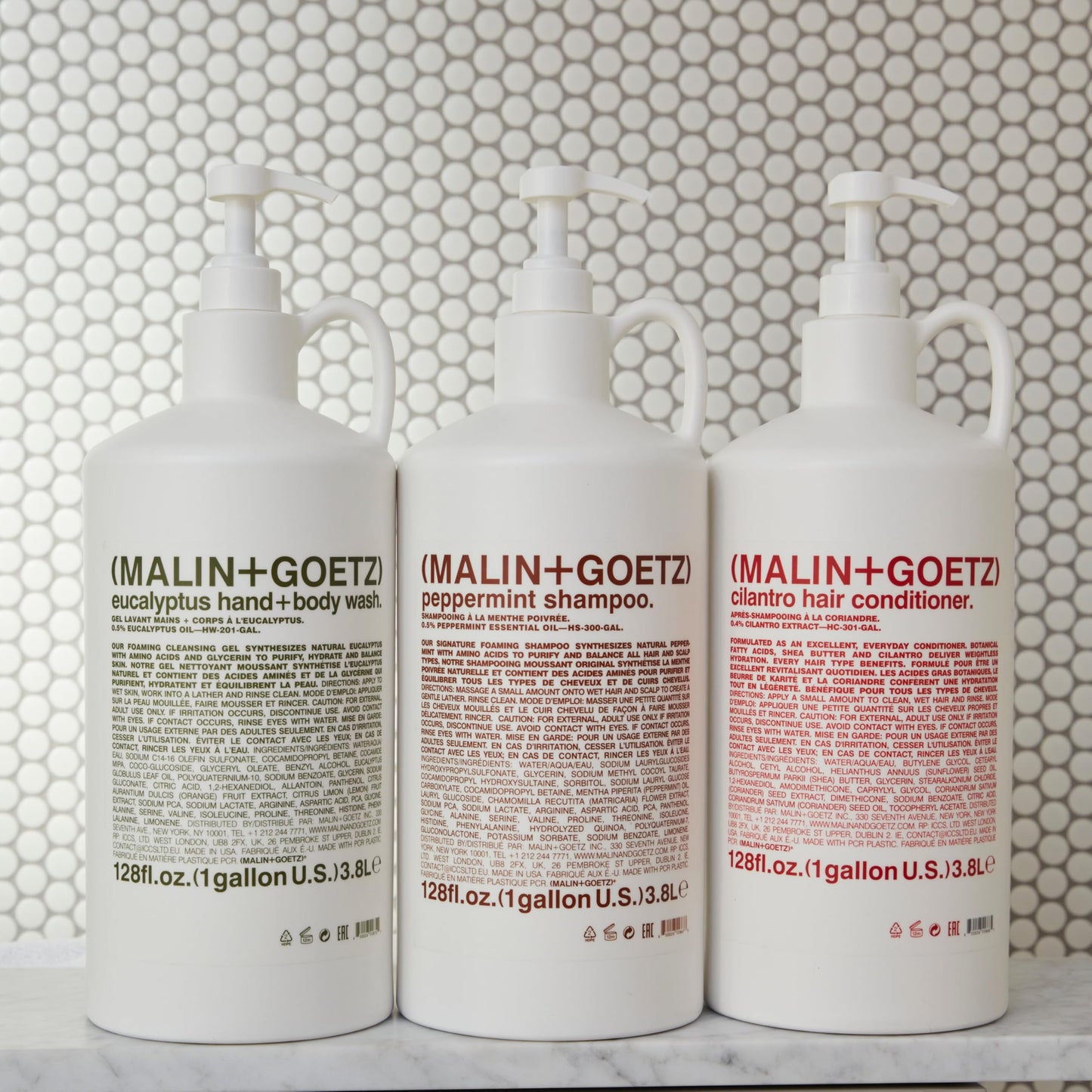 MALIN+GOETZ Cilantro Hair Conditioner | Everyday Essential Conditioner with Cilantro Extract, Shea Butter, Fatty Acids | Hydrates, Detangles, Reduces Frizz | Vegan, Cruelty-Free (8 oz/16 oz/Refill)