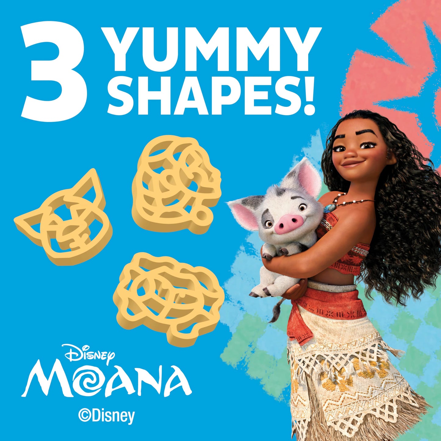 Annie's Disney Moana Pasta and Cheddar Macaroni and Cheese, Kids Dinner Side or Snack, 6 oz
