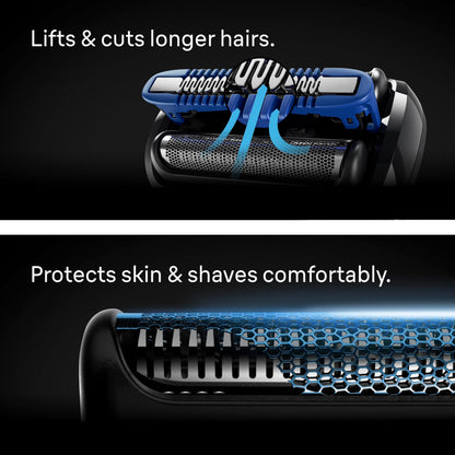 Braun Electric Shaver for Men, Series 7 7120s, Wet & Dry Shave, Turbo & Gentle Shaving Modes, Waterproof Foil Shaver, with Precision Trimmer, Space Grey