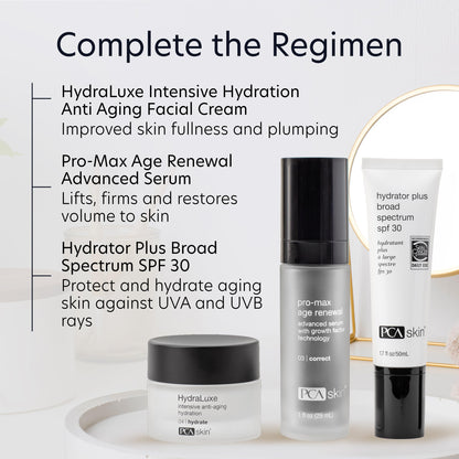 PCA SKIN Pro Max Age Renewal Anti Aging Serum, Anti Aging Face Serum for Reducing Wrinkles and Sagging Skin, Helps Lift and Firm Skin on Face and Neck, Safe For All Skin Types