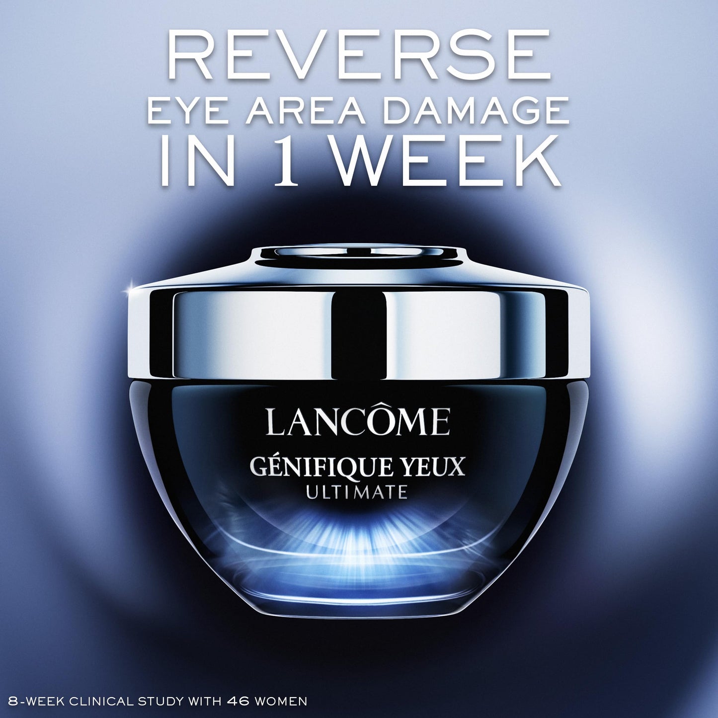 Lancôme Génifique Eye Cream - For Dark Circles & Fine Lines - With Bifidus Prebiotic, Hyaluronic Acid & Vitamin Cg - 0.67 Fl Oz