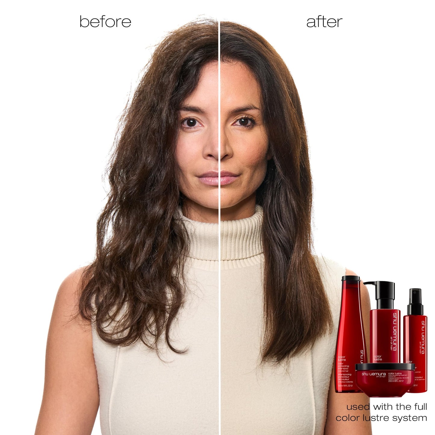 shu uemura art of hair Color Lustre Conditioner For Color-Treated Hair - Protects Vibrancy For Up to 6 Weeks, Smooths and Adds Shine, Provides Light Nourishment