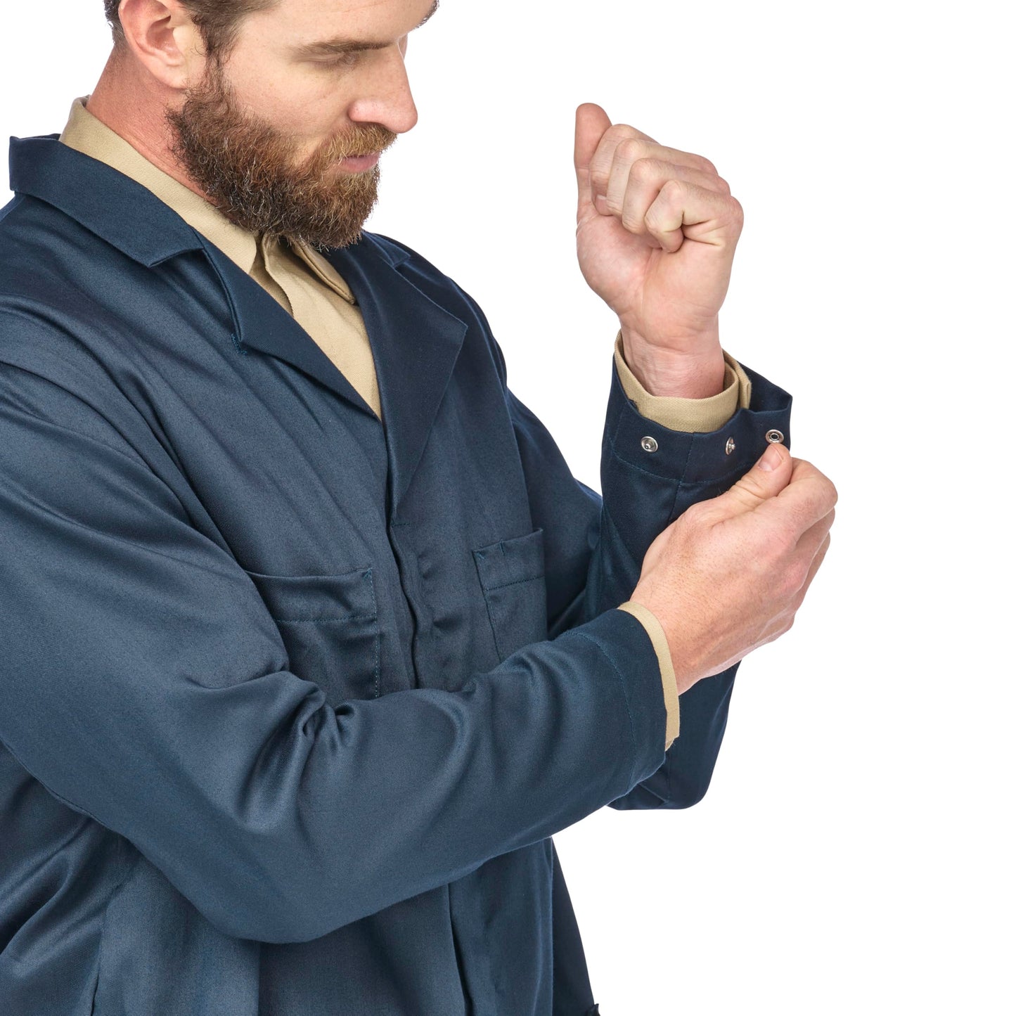 Bulwark FR Unisex Adult Flame Resistant Concealed Snap-front Lab Coat