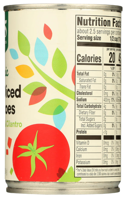 365 by Whole Foods Market, Organic Petite Diced Tomatoes with Jalapeno & Cilantro, 10 oz