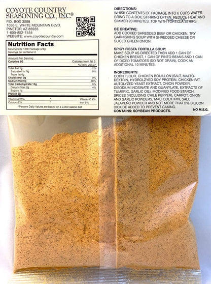 Coyote Country's Tortilla Soup Mix (Spicy) (3 Pack)
