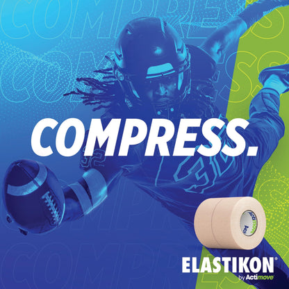 Elastic Tape - Supports Sprains, Strains, and Muscles - 3 in x 2.5 yd - 4 Rolls
