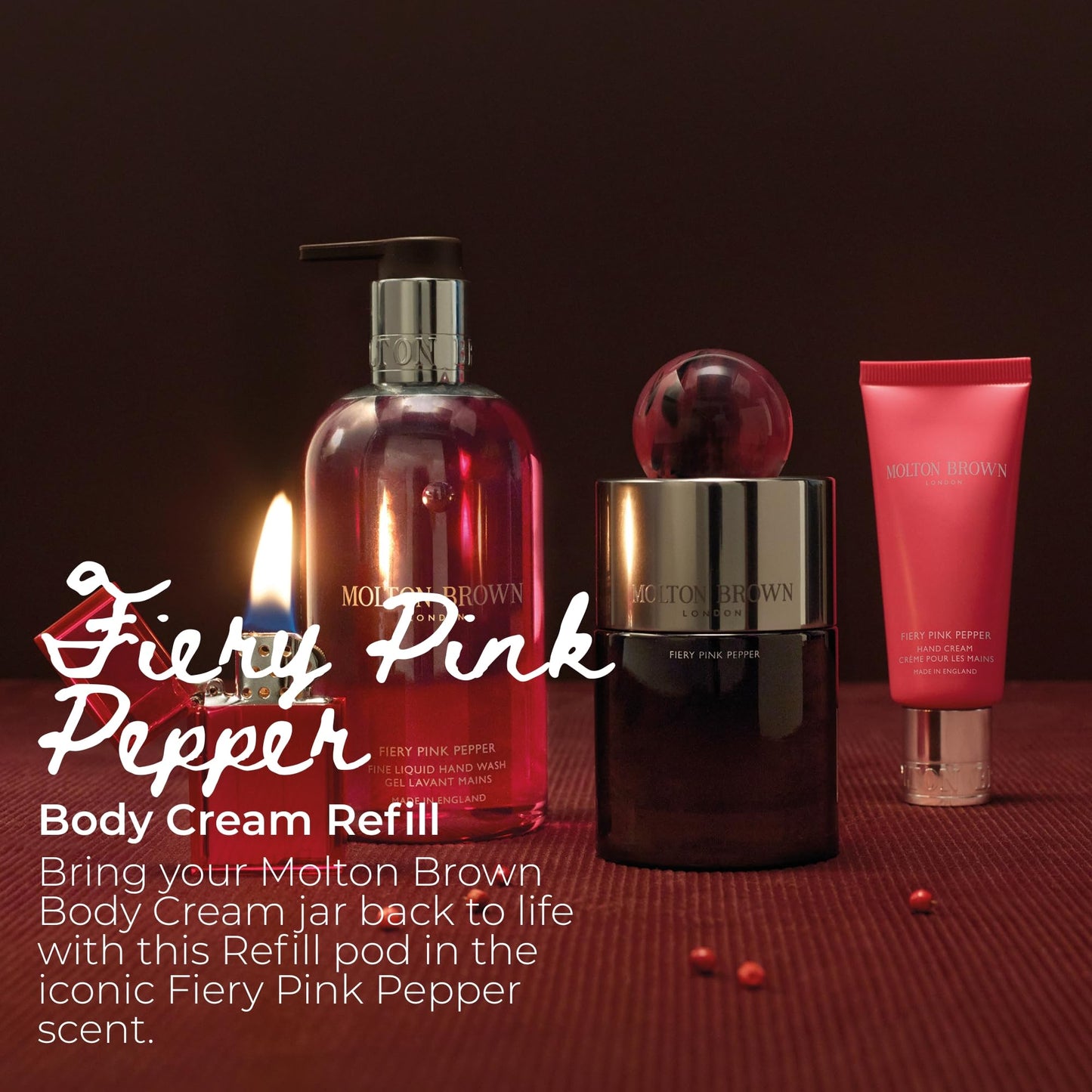Molton Brown Fiery Pink Pepper Body Cream Refill 6.76 fl. oz.