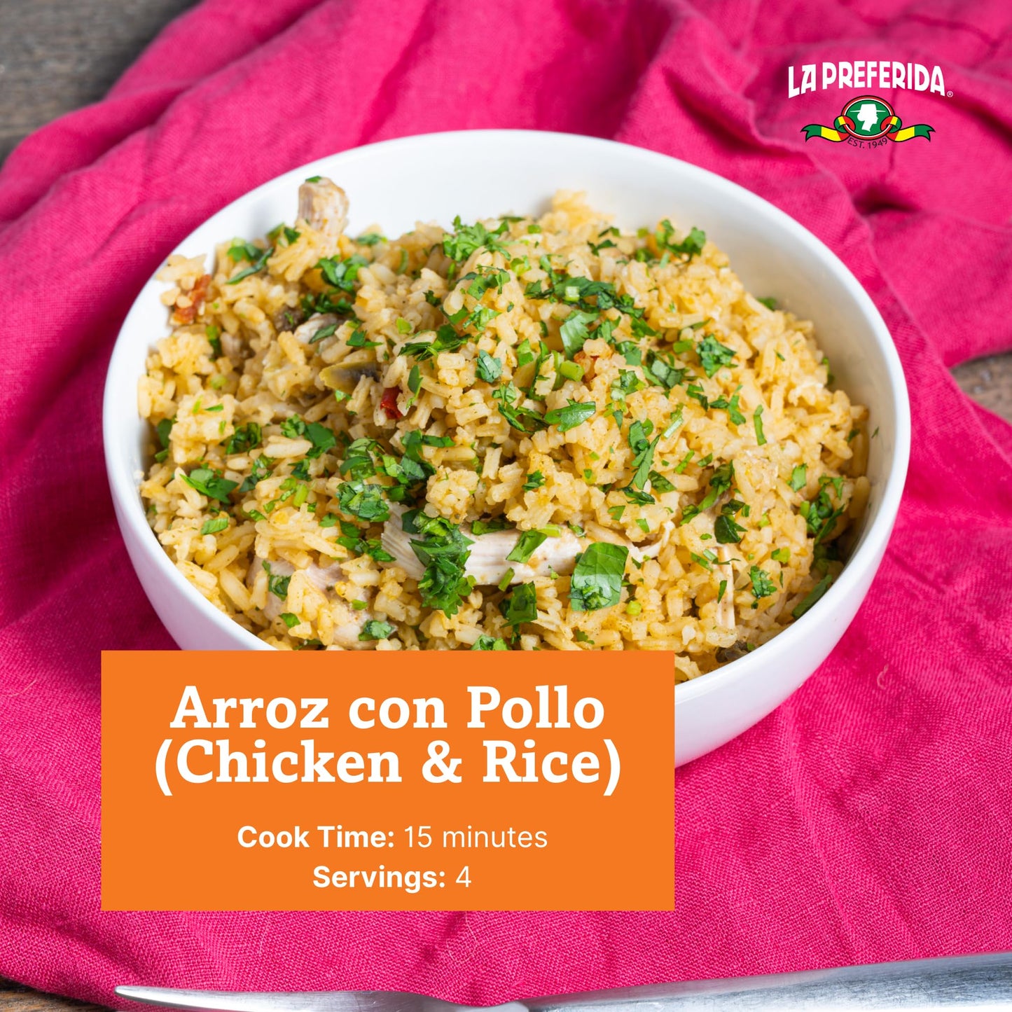 La Preferida Boxed Spanish Rice (Fluffy Mexican-Style Rice with Bell Peppers) – Ready in 15 Minutes. A Quick Side Dish for Any Meal. Vegan & Vegetarian-Friendly, 5.25 oz. (Pack of 12)