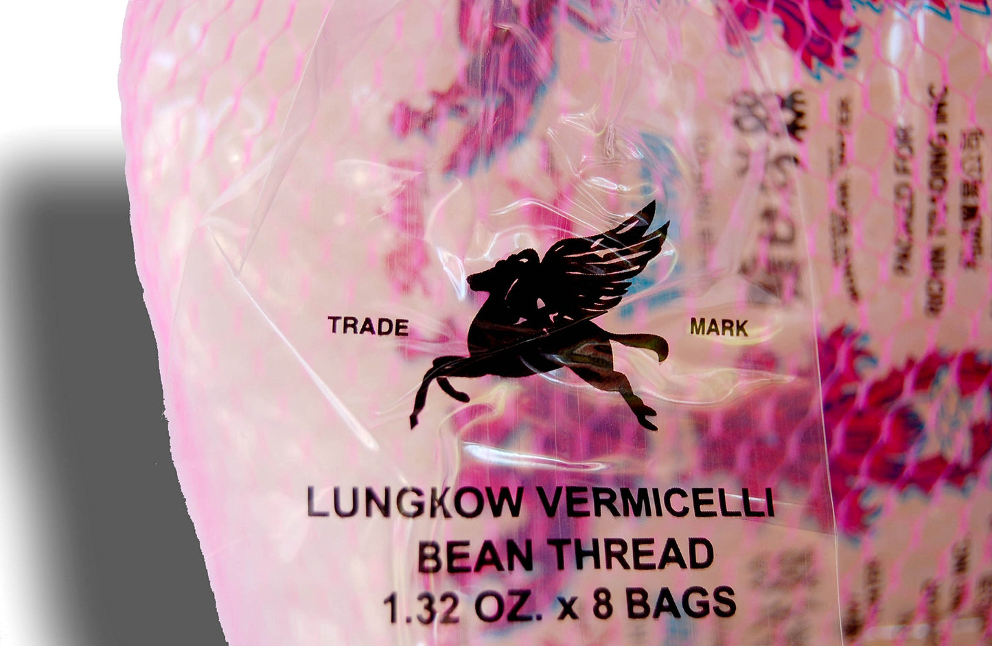 Lungkow Vermicelli Bean Thread Glass Noodles 8 ct 10.56 oz/300gm: Non GMO Product of Taiwan