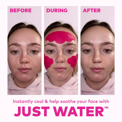MakeUp Eraser Face Cooling Clouds – Reusable Facial Patches for reducing skin redness and irritation – Instant Cooling & Washable
