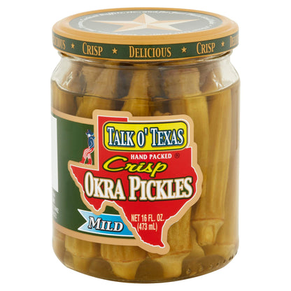 Talk O Texas Okra Pickled Mild (2 count) (Pack of 2)