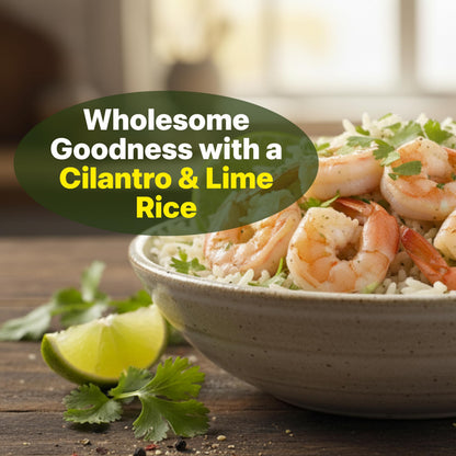 Eat Regal Cilantro & Lime Rice Ready to Eat in 1.5 Minutes Microwave Pouch, 7 Clean Non-GMO Ingredients, 6.6g Protein, No Clump & No Kneading, 8.8 oz – Shelf Stable Side Dish, 8.8oz Pack of 6