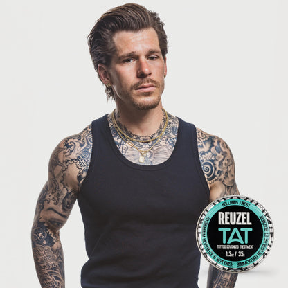 REUZEL Hydrabalm, Color Enhancement Revives Tattoos, Moisturizes, Protects, Prevents Skin Irration and Damage, Vegan Formula and Natural Ingredients, Petroleum Free, 1.3 oz