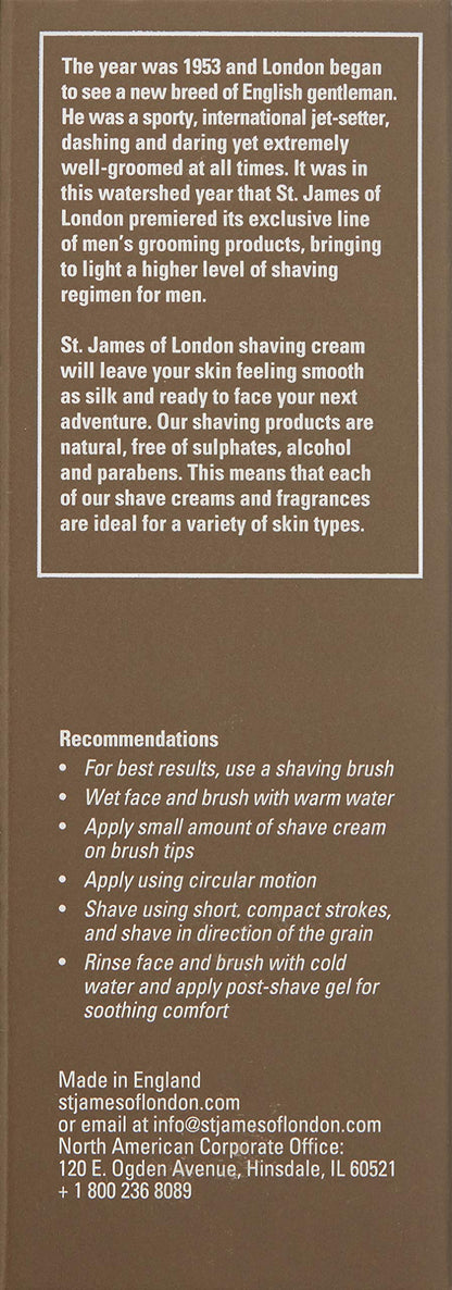 St. James of London Shave Cream Tube