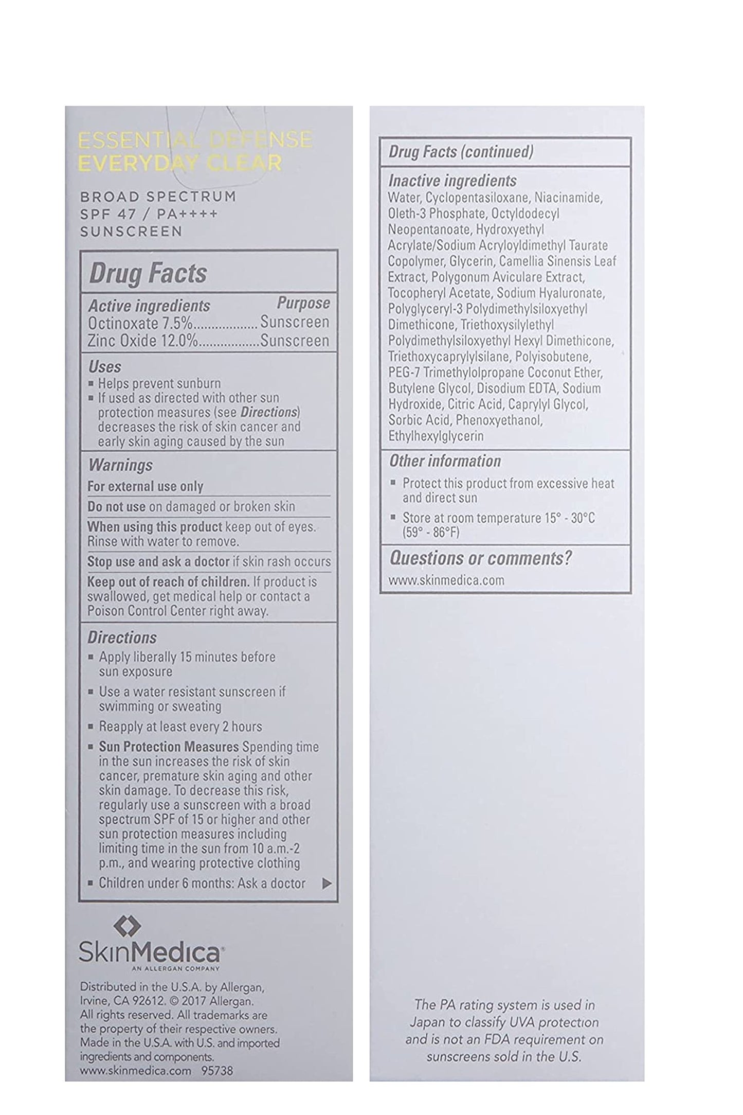 SkinMedica Essential Defense Mineral Shield SPF Sunscreen for Face. This Lightweight, Facial Sunscreen is Ideal for Oily and/or Combination Skin, 1.85 Oz