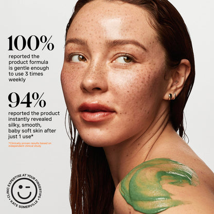 Kate Somerville ExfoliKate Resurfacing Body Scrub – Triple Action Exfoliating Body Polish, Removes Dead Skin, Improves Tone & Texture, 5 Fl Oz