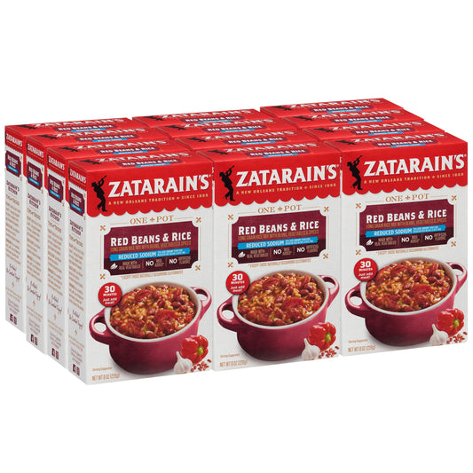 Zatarain's Reduced Sodium Red Beans & Rice Mix, 8 oz