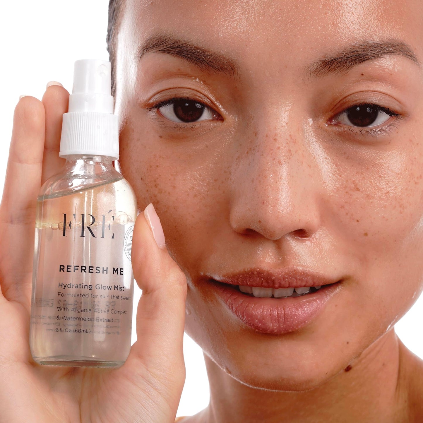 FRE Skincare Hydrating Glow Mist, Anti-Aging Face Spray for Skin That Sweats, Collagen Boost & pH Balance, Reduces Wrinkles, Vegan & Cruelty-Free