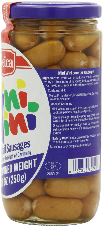 Meica Mini Wini Sixty Cocktail Sausages, 8.8 Ounce