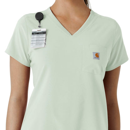 Carhartt Women's Tuck-in Scrub Top - Big Sky, XS