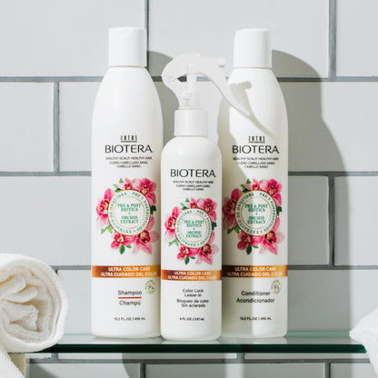 Biotera Ultra Color Care Lock Leave-In Conditioner Spray | Locks In Color Vibrancy | Heat Protectant Treatment | Color-Treated Hair | Vegan & Animal Test-Free | Paraben & Sulfate-Free | Color-Safe