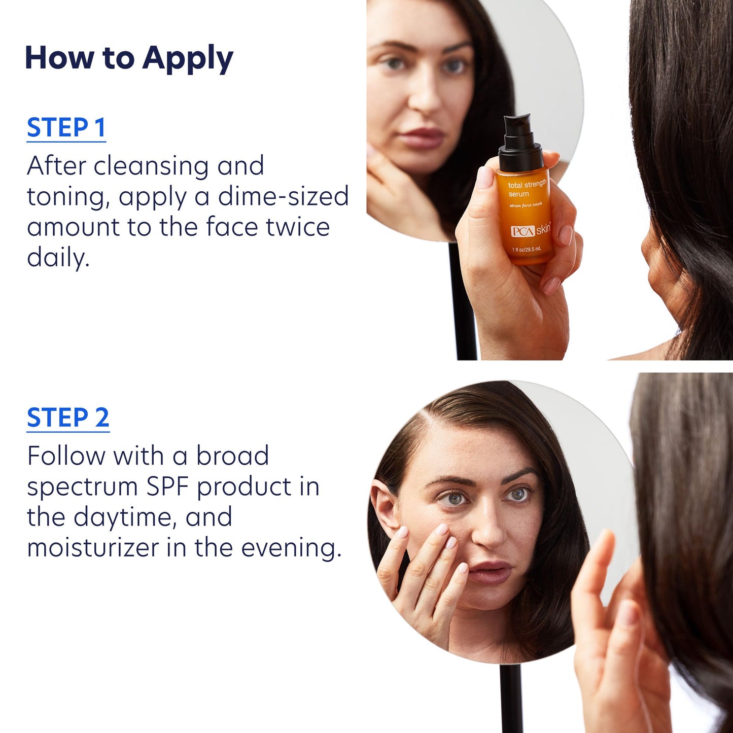 PCA SKIN Total Strength Serum - Plumping & Firming Skin Treatment with Epidermal Growth Factors & Peptides (1 oz)