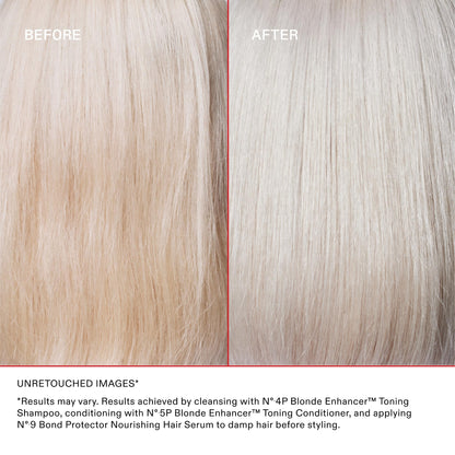 Olaplex No. 4P Blonde Enhancer Purple Toning Shampoo, Repairs, Hydrates, & Brightens All Blonde, Lightened, & Grey Hair