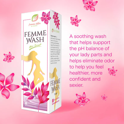 Femme Detox Femme Wash Natural Feminine Wash For Women Sulfate-Free and Paraben-Free Feminine Care to Help Restore pH Balance for Women | 150 ML