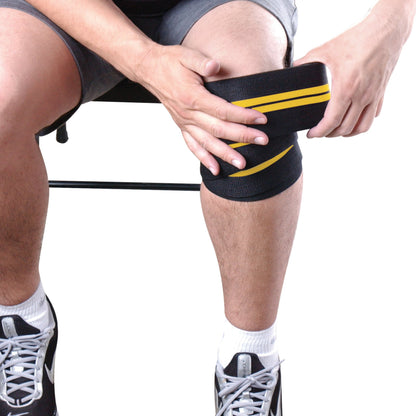 CAP Barbell Elastic Knee Wraps, Pair