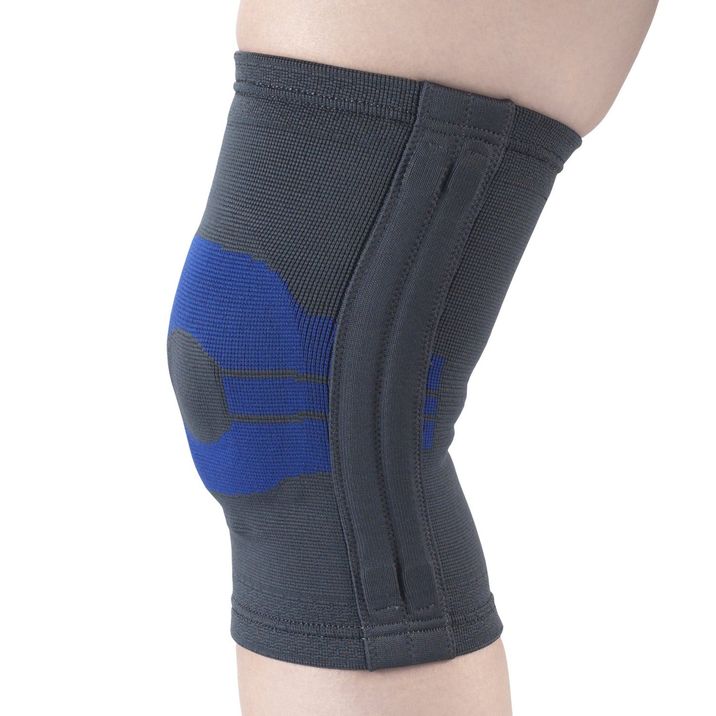 OTC Knee Brace, Compression Recovery, Gel Insert, Flexible Side Stays, Small