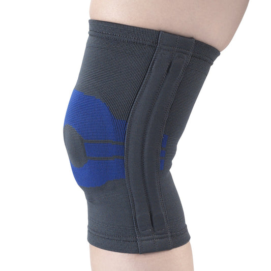 OTC Knee Brace, Compression Recovery, Gel Insert, Flexible Side Stays, Small