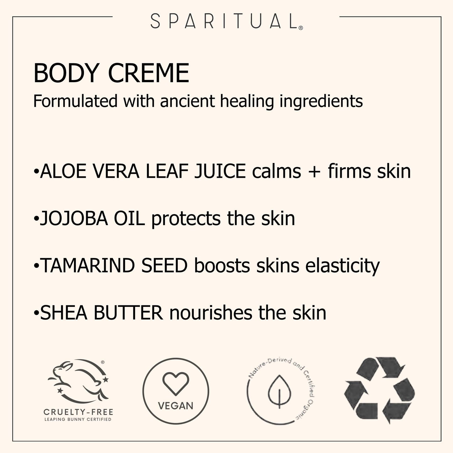 SpaRitual Vegan Body Creme