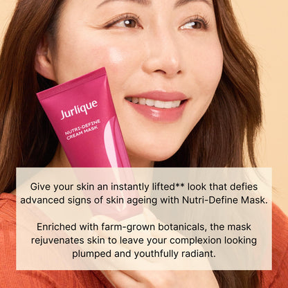 Jurlique Nutri-Define Cream Mask 100ml | Hydrating Face Mask | For All Skin Types Including Dry, Oily & Sensitive Skin| Beauty Skincare Products for Women/Men | Australian Made