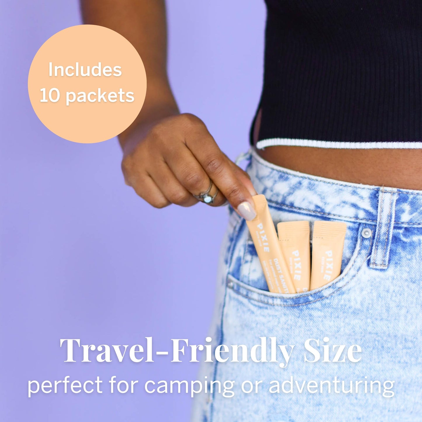 Pixie Cup Dust Menstrual Cup Sanitizer - Menstrual Disc Sanitizer + Period Cup Cleaner - Just add Water - Portable Travel Solution for Feminine Care