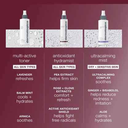 Dermalogica Antioxidant Hydramist Toner Anti-Aging Toner Spray for Face that helps Firm and Hydrate Skin - For Use Throughout the Day