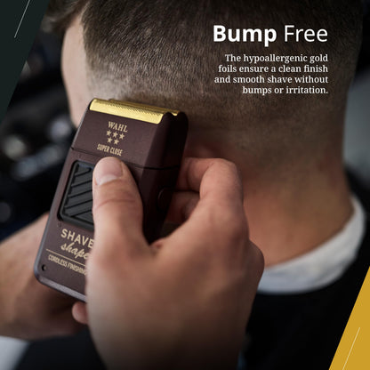 Wahl Professional 5 Star Series Shaver/Shaper, Cord/Cordless Finishing Tool, Rechargeable NiCad Battery, Up to 60 Minutes Runtime, Bump-Free Ultra-Close Shave