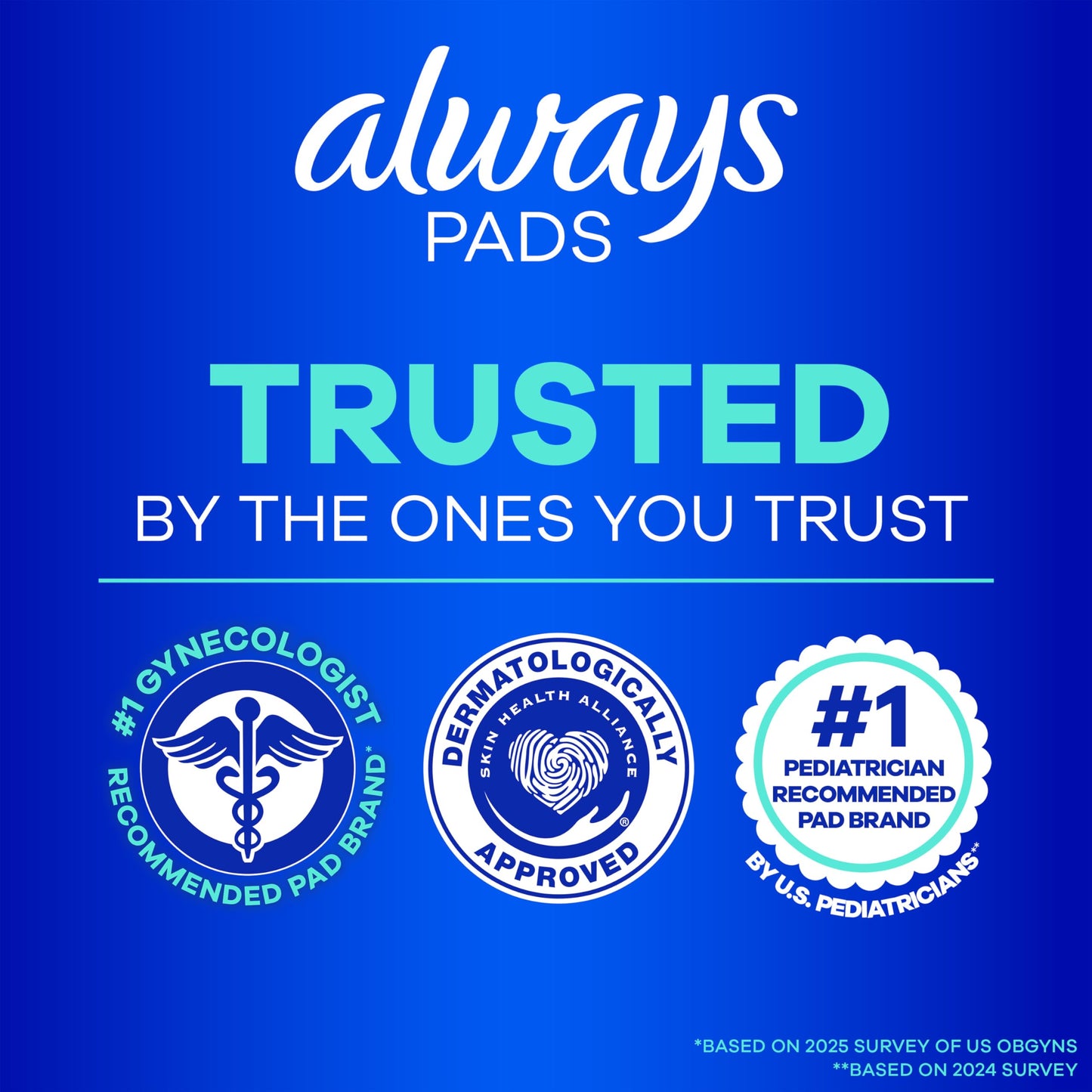 Always Ultra Thin Feminine Pads with Wings for Women, Size 4, Overnight Absorbency, Unscented, Up to 100% Leak-Free Comfort, 36 Count