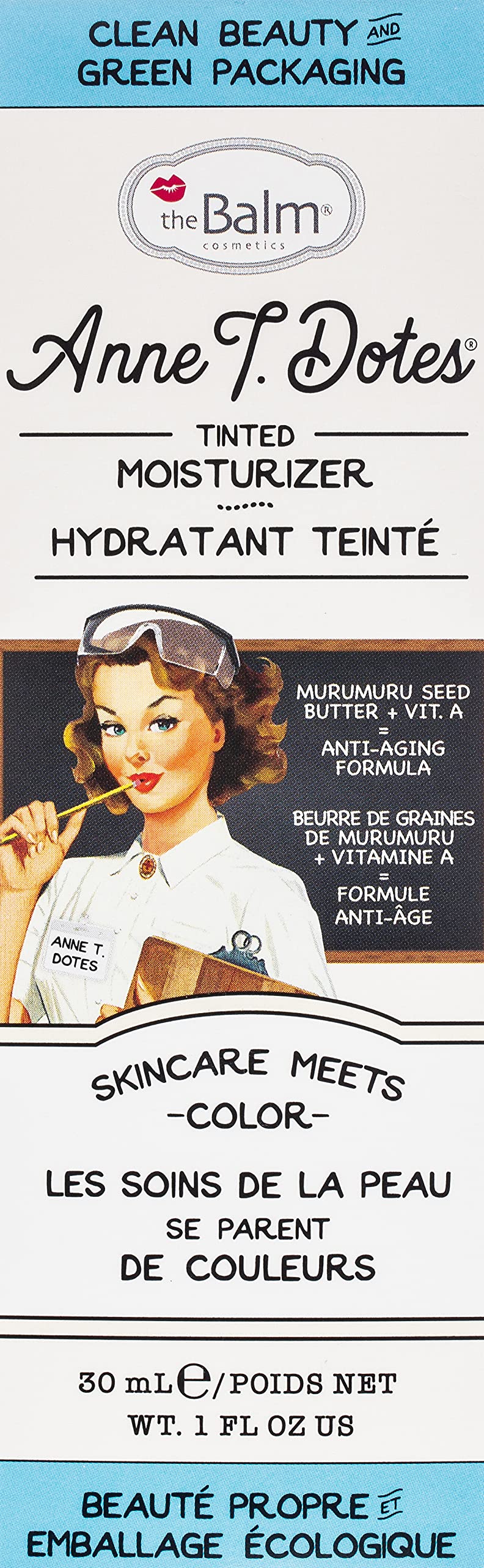 theBalm Anne T. Dotes Tinted Moisturizer, 10 (For Very Fair Skin), 1 fl. oz.,7168