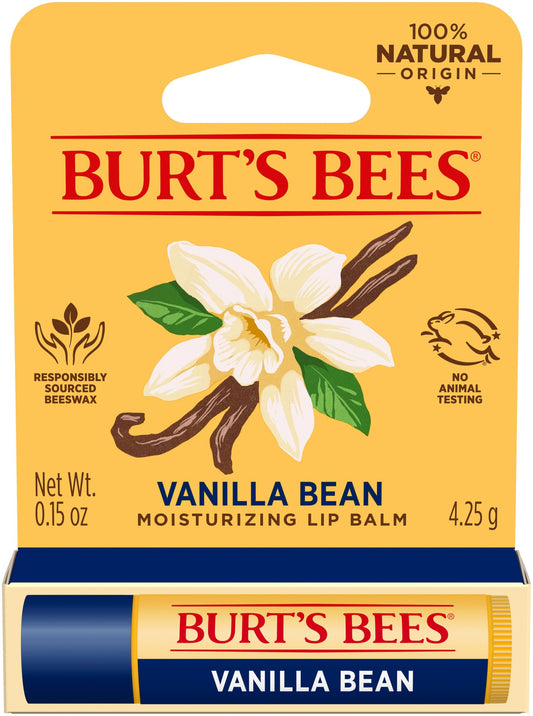 BURTS BEES Vanilla Bean Lip Balm Tube, 4.25 GR