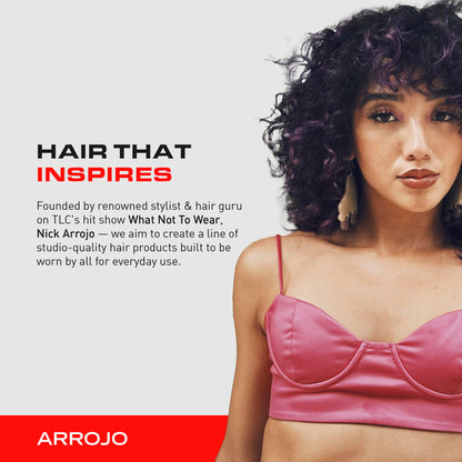 ARROJO Cream Whip - 5.5 Fl Oz - Conditioning Leave-In Hair Styling Cream for Wavy or Dry Hair, Sulfate & Sodium-Chloride Free, Antioxidant, Moisturizing