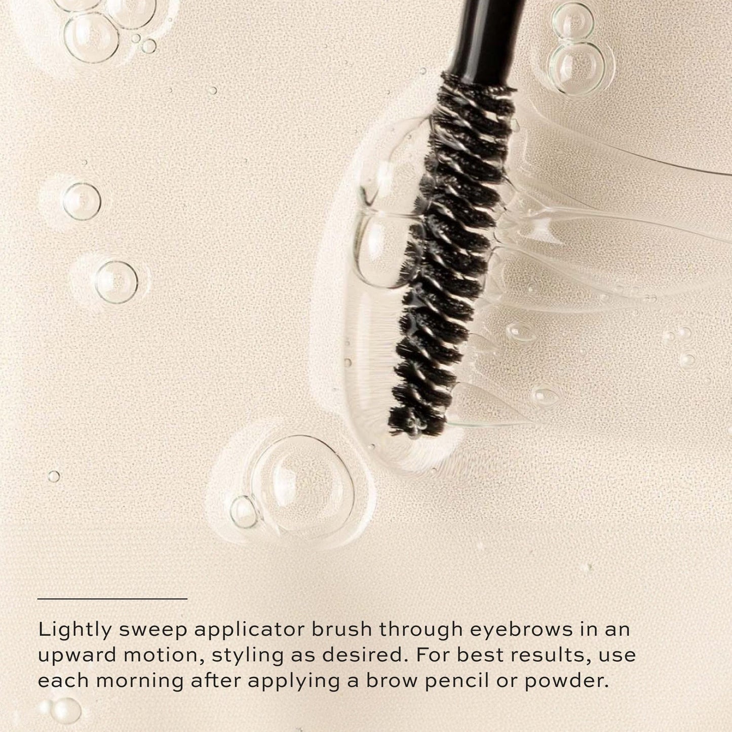 DIME Beauty Eyebrow Enhancing Gel, Clear Eyebrow Gel to Promote Fuller, Thicker, Stronger Brows, 0.20 oz / 6 mL
