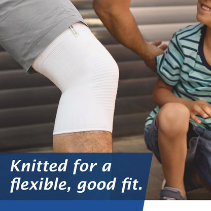Actimove Everyday Supports Mild Knee Support - Mild Support, Lightweight, Easy to Apply for Slightly Swollen and Aching Knees – White, X-Large